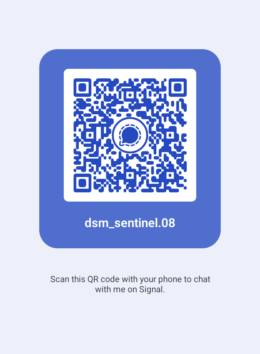 Signal QR code for dsm_sentinel.08